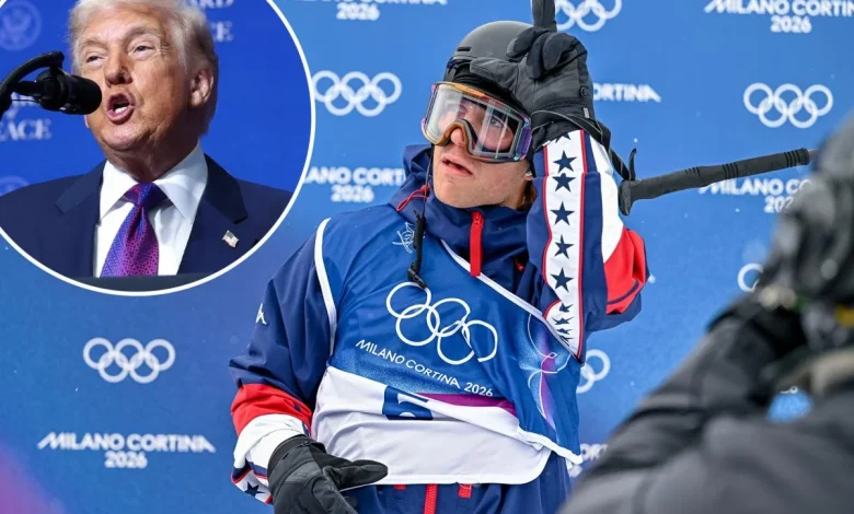 Hunter Hess goes viral for 'L' on forehead after Donald Trump 'loser' spat