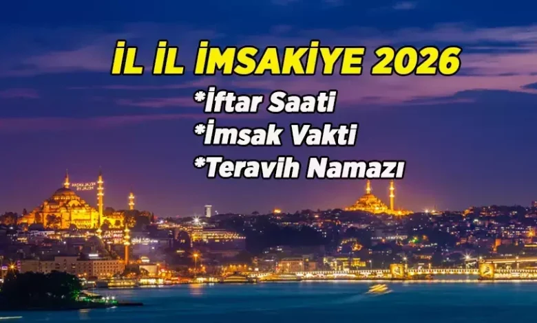 İMSAKİYE İFTAR VAKTİ İSTANBUL ANKARA İZMİR: 27 ŞUBAT 2026 İftar ve Sahur Vakitleri (Ramazan Takvimi) Diyanet İftar Saat Kaçta, İmsak Vakti Ne Zaman?