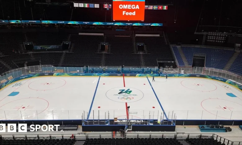 Ice hockey venue will not be ready for start of Olympics