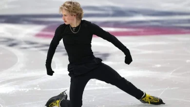 Ilia Malinin, figure skating’s ‘Quad God,’ has an NHL connection — through skate laces