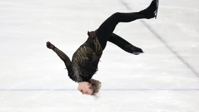 Ilia Malinin makes Olympic backflip history : NPR