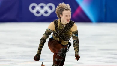 Ilia Malinin makes Olympic debut with strong second-place performance