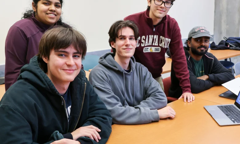 In Crown College’s innovation lab, students work on industry-driven challenges