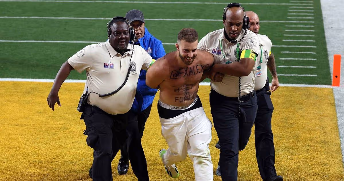 Inside Super Bowl streaker's life now with private plane after paying £31k fine for stunt