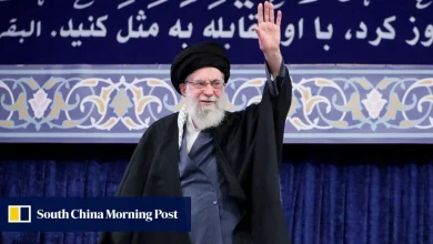 Iran fires missiles, Khamenei threatens to sink US warship as nuclear talks start