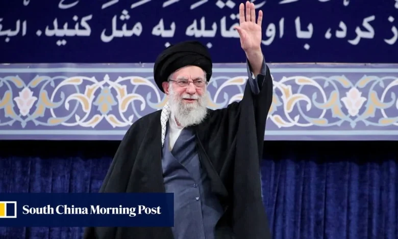Iran fires missiles, Khamenei threatens to sink US warship as nuclear talks start
