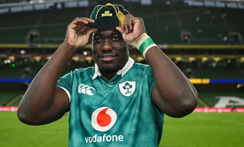 Ireland Rugby: IRFU investigating 'cowardly' racist abuse directed towards Edwin Edogbo after debut vs Italy