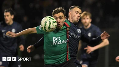 Irish Cup: Larne could face Glentoran in quarter-finals