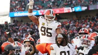 Is Myles Garrett disappointed that Jim Schwartz isn't the Browns' head coach??