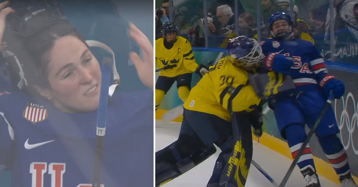 Ishockey: Experten rasar efter tacklingen på Emma Söderberg