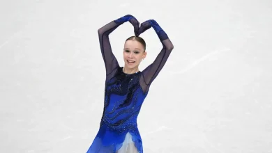 Israeli figure skater Mariia Seniuk in Olympic final