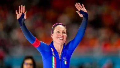 Italian speedskater Francesca Lollobrigida wins gold at home on 35th birthday