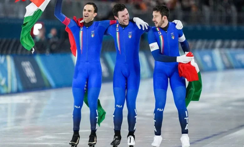 Italy Taunts U.S. In Oh-So-Familiar Style After Winning Speedskating Team Event