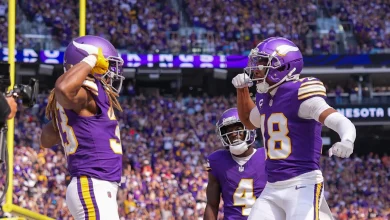 J.J. McCarthy Catches Strays as Vikings Stars Point to Aaron Rodgers