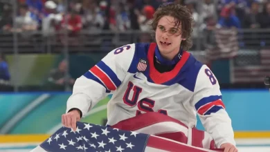 Jack Hughes lost two front teeth before scoring USA's golden goal
