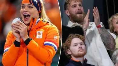 Jake Paul's speed-skater fiancée Jutta Leerdam takes silver in 500m