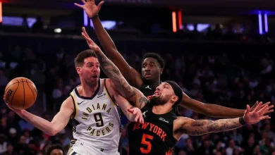 Jalen Brunson scores 40 points, but Knicks fall to Pacers in overtime