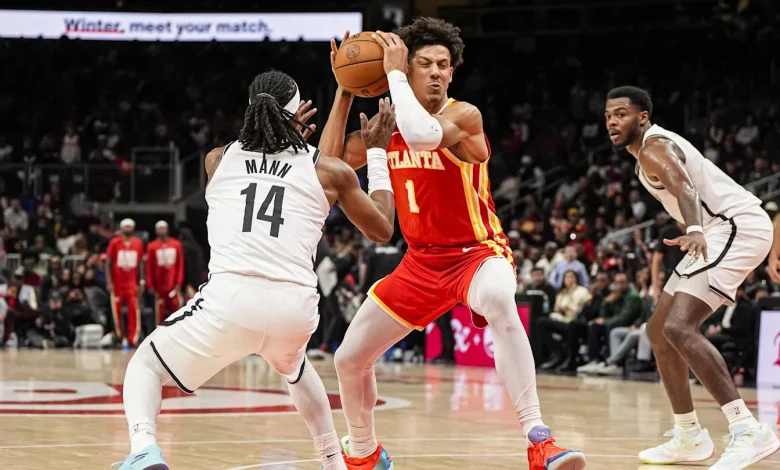 Jalen Johnson Ruled Out For The Rest Of Tonight's Game vs Washington