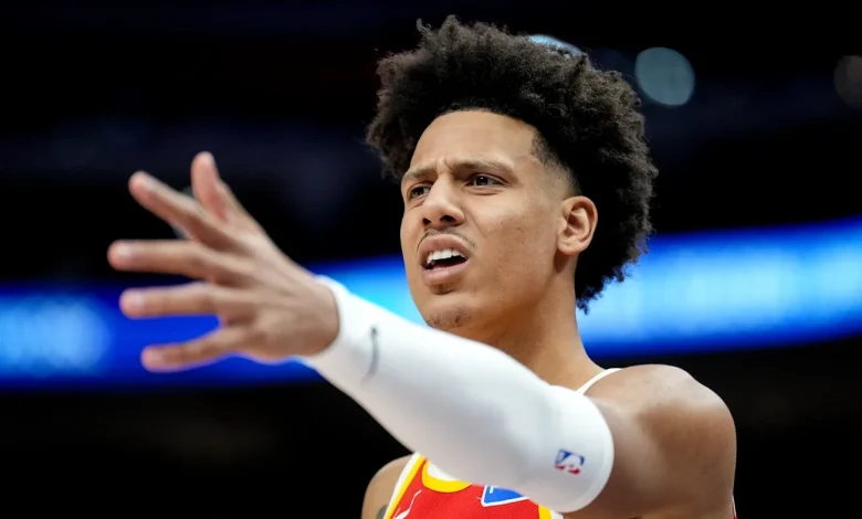 Jalen Johnson took full advantage of his last chance to sway All-Star voters