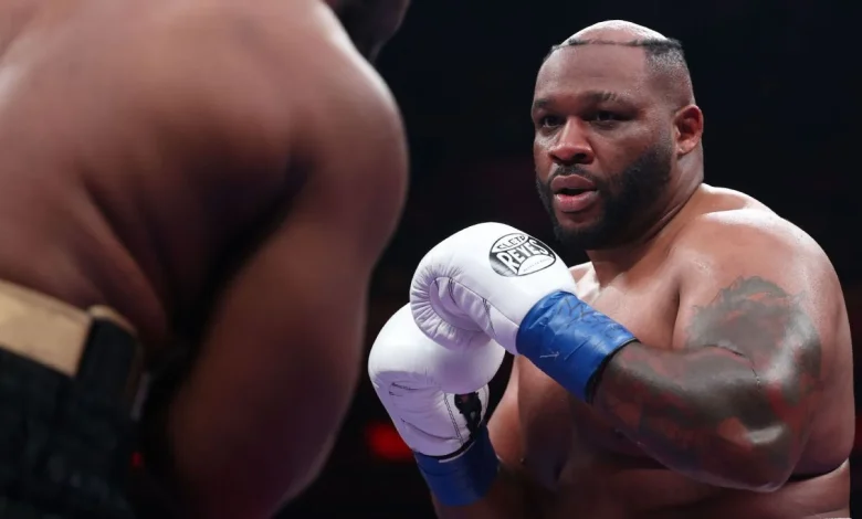 Jarrell Miller's toupee gets knocked off in victory over Kingsley Ibeh