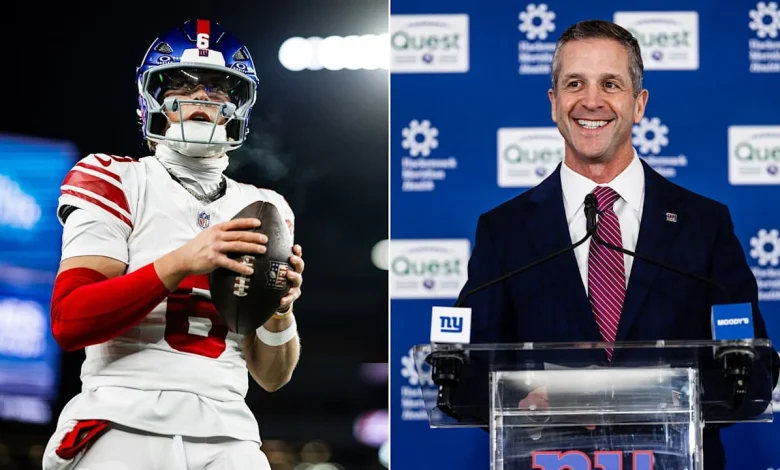 Jaxson Dart, John Harbaugh ready to run through brick walls for each other