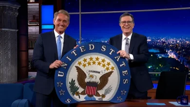 Jeff Flake was on Colbert. All he wanted was his rug back | Opinion