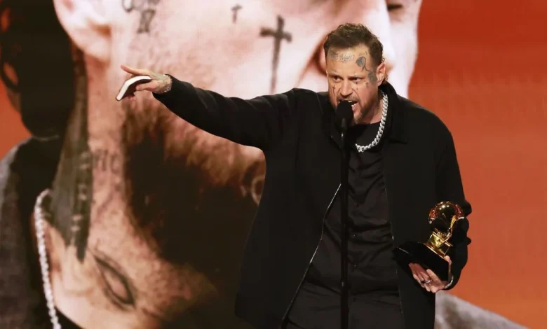 Jelly Roll slammed for 'MAGA' Grammys speech after Bad Bunny swipe - TV - Entertainment