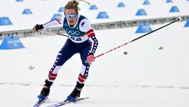 Jessie Diggins' dramatic dash earns bronze for U.S. in women's 10km free