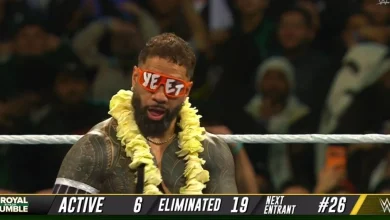 Jey Uso’s ridiculous entrance broke WWE’s clock at the Royal Rumble