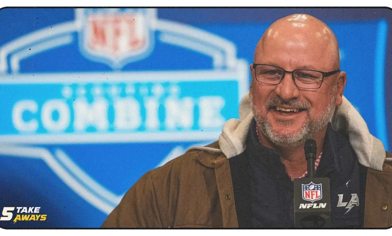 Joe Hortiz Talks Mike McDaniel, Odafe Oweh & Zion Johnson at 2026 NFL Combine