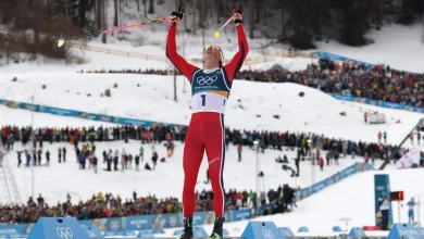 Johannes Høsflot Klæbo wins sixth gold, most ever in a single Winter Olympics