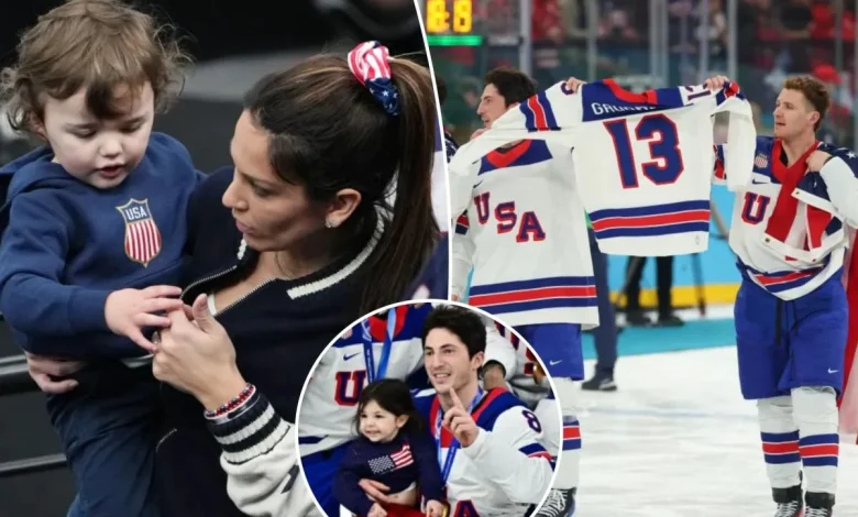 Johnny Gaudreau's widow and sister react to Team USA's Olympics tribute