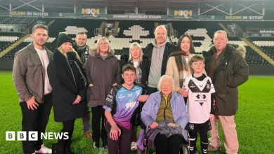 Johnny Whiteley family 'honoured' with MKM Stadium stand