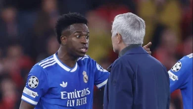 Jose Mourinho accuses Vinicius Jr of inciting incident that led to alleged racist abuse