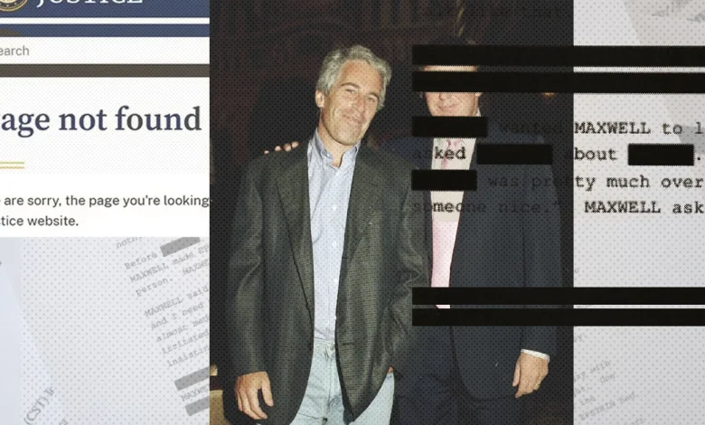 Justice Department withheld and removed some Epstein files related to Trump