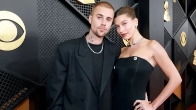 Justin Bieber Debuts Tattoo of Hailey Bieber at the Grammys