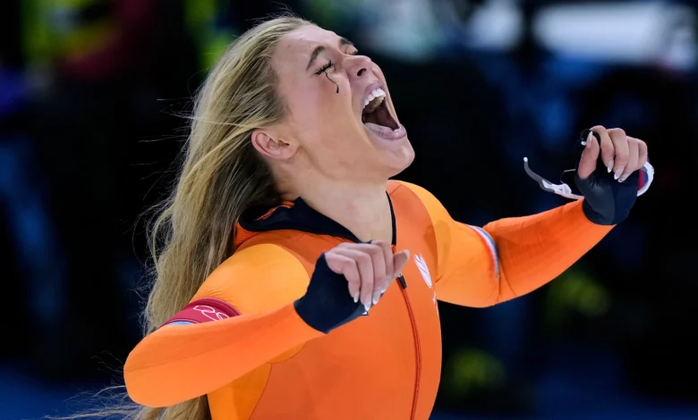 Jutta Leerdam won a gold medal, and Jake Paul cried and cried