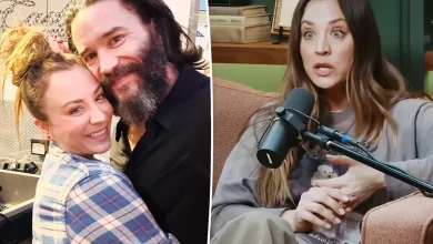 Kaley Cuoco admits sleeping separately from fiancé Tom Pelphrey has been a relationship 'game changer'