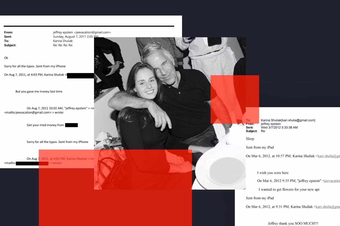 Karyna Shuliak was Jeffrey Epstein's last partner and main heiress. She won't benefit from his will