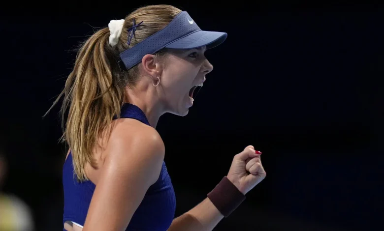 Katie Boulter overcomes serving issues to beat Beatriz Haddad Maia in opening round of Merida Open