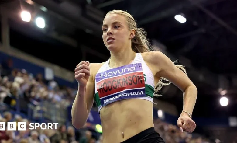 Keely Hodgkinson aims for 800m world record after national best