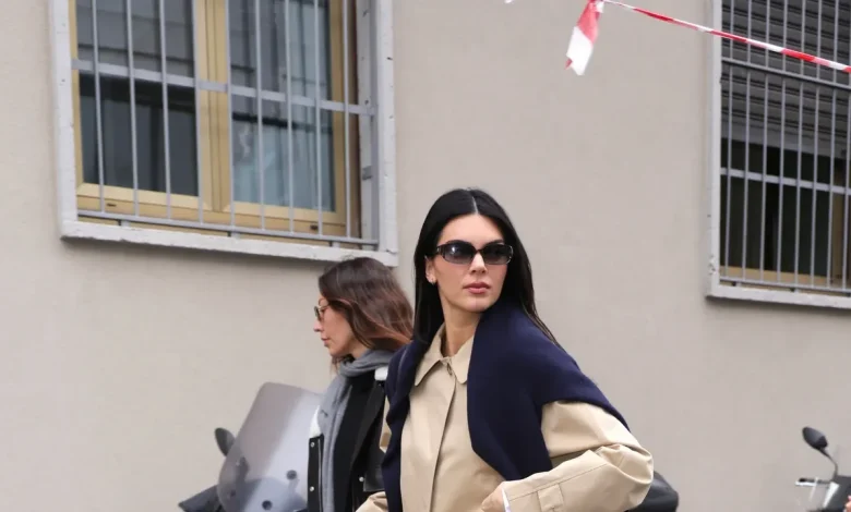 Kendall Jenner and Bella Hadid Bring Their Model Off-Duty Fashions to Milan Fashion Week