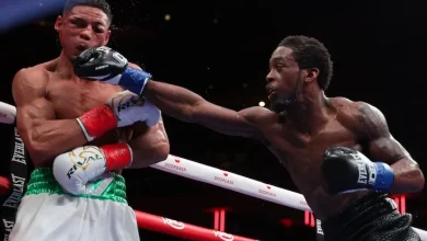 Keyshawn Davis stops Jamaine Ortiz late, launches in second division