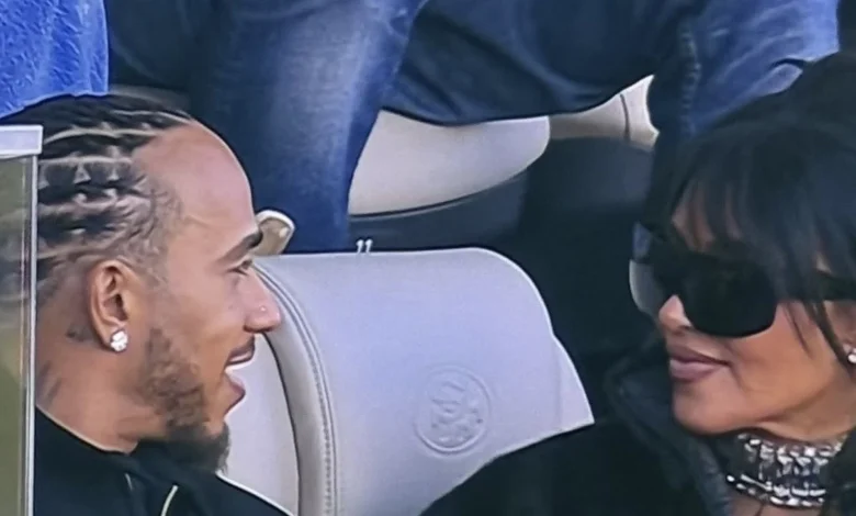 Kim Kardashian & Lewis Hamilton Confirm Relationship at Super Bowl