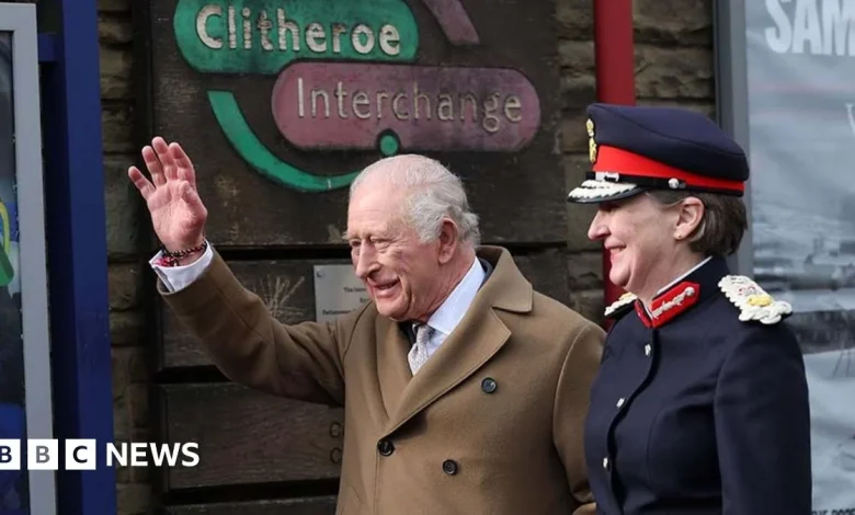 King Charles III visits Clitheroe, Samlesbury and Longridge