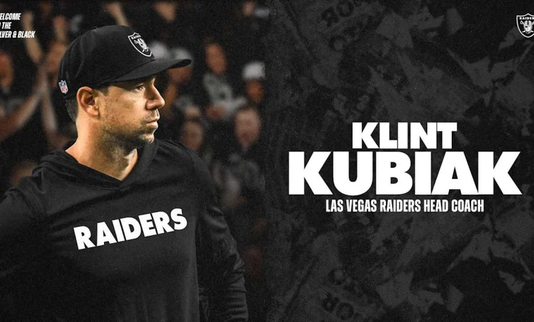 Klint Kubiak named Head Coach of the Las Vegas Raiders