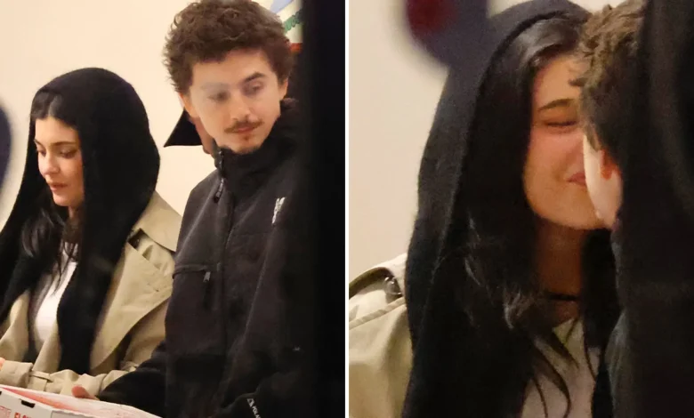 Kylie Jenner & Timothée Chalamet Kiss During Intimate Pizza Date