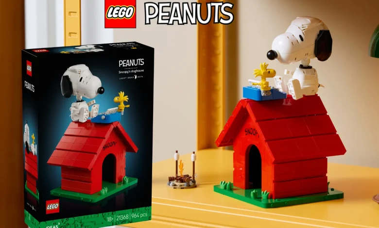 LEGO Snoopy officially revealed with 21368 Peanuts: Snoopy's Doghouse coming June 2026!