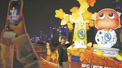 Labubu lights up Shanghai lantern show