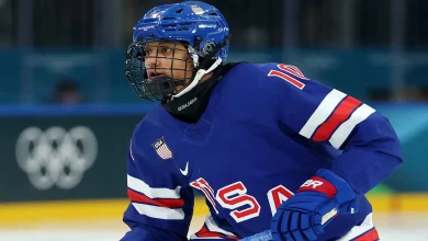 Laila Edwards, with love from the Kelce brothers, making history in Milan